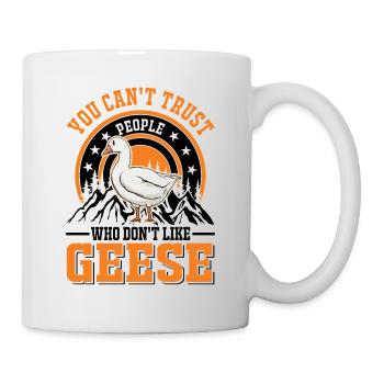 Oies Cadeau oie Amateurs Éleveurs d’oies Éleveurs d’oies - Mug blanc - blanc - Droite