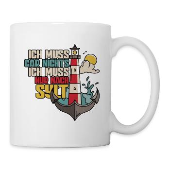 Sylt - Tasse - Weiß - Rechts