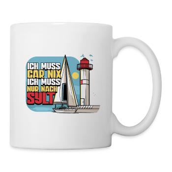 Sylt - Tasse - Weiß - Rechts