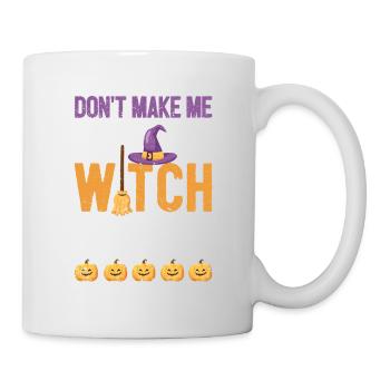 Les drôles de sorcières d’Halloween ne me font pas le faire - Mug blanc - blanc - Droite
