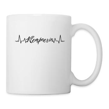 Klempner Herzschlag Handwerker Klempnerin - Tasse - Weiß - Rechts