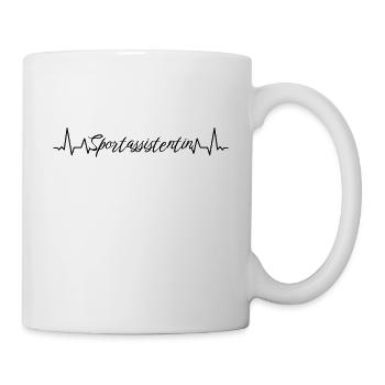 Co-Trainer Herzschlag Sportassistentin - Tasse - Weiß - Rechts