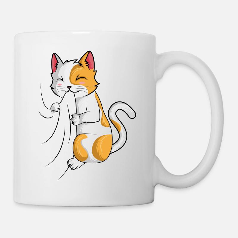 Katzen - Tasse - Weiß