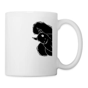 Squirrel — Funny squirrel, cute - Mug - white - Right