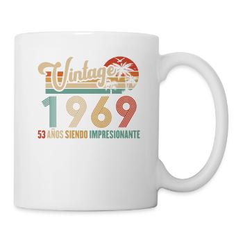 Anniversaire Vintage Idée Cadeau D Anniversaire 53 - Mug blanc - blanc - Droite