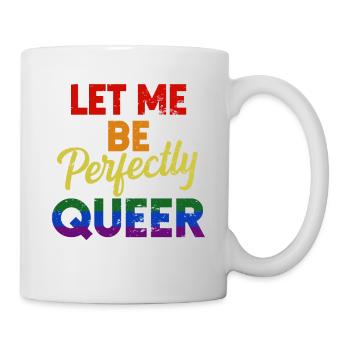 LGBT Rainbow Gay Pride Homo Lesbian Gay - Mug - white - Right