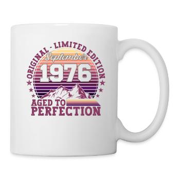 Original September 1976 46th Birthday Gift - Mug - white - Right