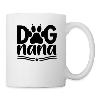 Chiens Grand-mère - Mug blanc - blanc - Droite