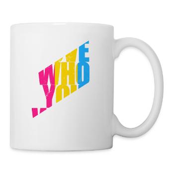 LGBT Rainbow Gay Pride Homo Lesbian Gay - Mug - white - Right