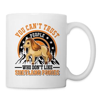 Shetland Pony Cadeau Shetty - Mug blanc - blanc - Droite