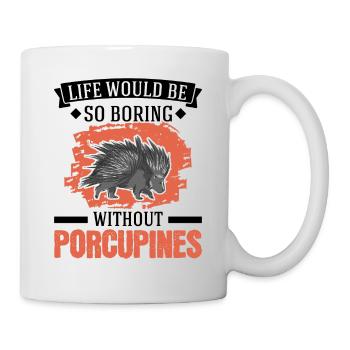Porcupine Gift Porcupine - Mug - white - Right