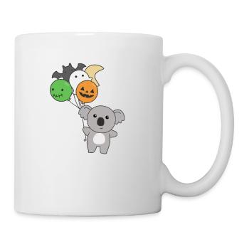 Ballons d'Halloween Koala pour enfants koalas mignons - Mug blanc - blanc - Droite