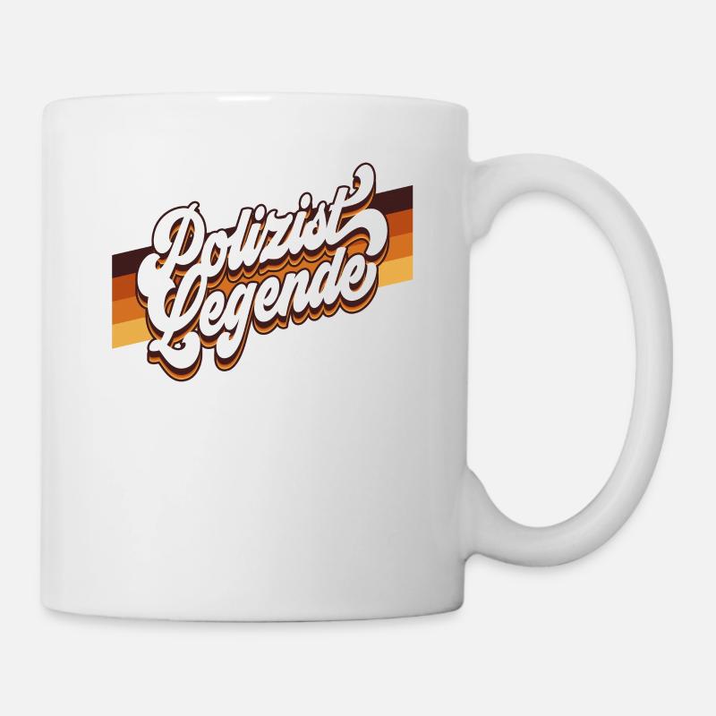 Polizist Polizei - Tasse - Weiß