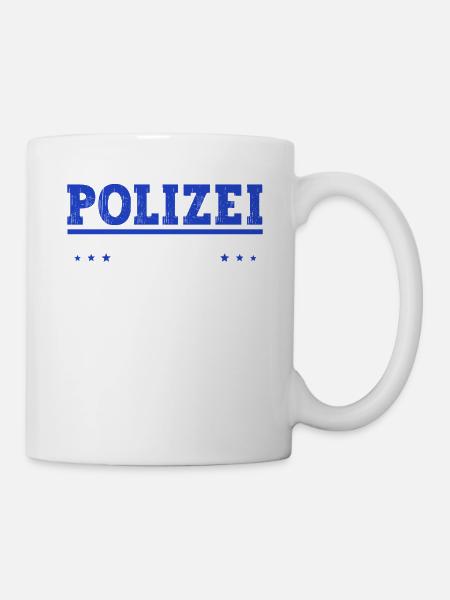 Polizist Polizei Frauen - Tasse - Weiß