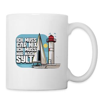 Sylt - Tasse - Weiß - Rechts