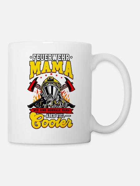 Feuerwehrfrauen Feuerwehrfrau - Tasse - Weiß
