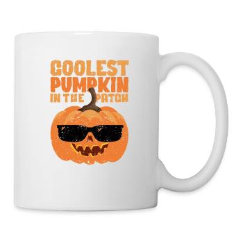 Citrouille la plus cool sur le trottoir Drôle d’Halloween - Mug blanc - blanc - Droite