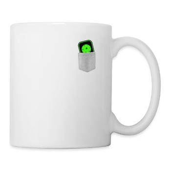 Fake Pocket Cool Pickleball Sport Dink Paddel Wortspiel - Tasse - Weiß - Rechts