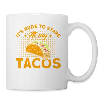 Taco Tacos Mexicain Fast Food Cadeau - Mug blanc - blanc - Droite