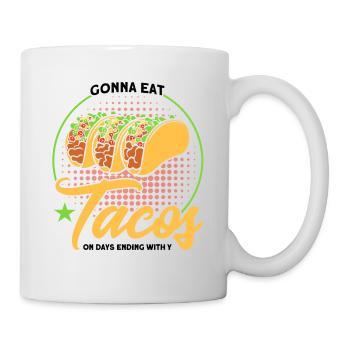Taco Tacos Mexicain Fast Food Cadeau - Mug blanc - blanc - Droite