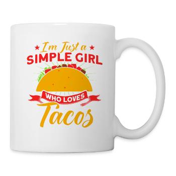 Taco Tacos Mexicain Fast Food Cadeau - Mug blanc - blanc - Droite