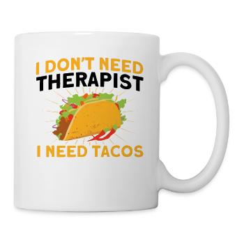 Taco Tacos Mexicain Fast Food Cadeau - Mug blanc - blanc - Droite