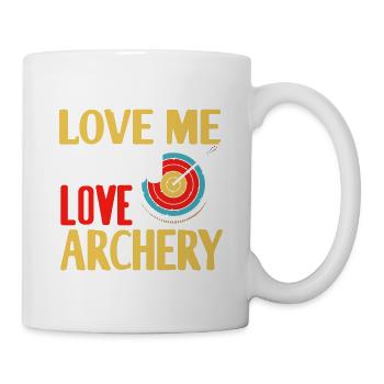 Love Like You Love Archery Cool Cute Designs - Mug - white - Right