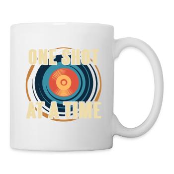 One Shot At A Time Awesome Archery T-Shirt Present - Mug - white - Right