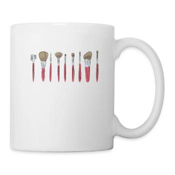 I Love One Men And Several Brushes Makeup - Mug - white - Right