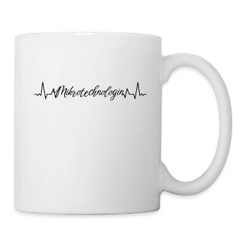 Techniker Herzschlag Mikrotechnologin - Tasse - Weiß - Rechts