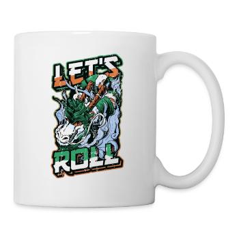 Let´s Roll Sushi Dragon Sushi Rolle - Tasse - Weiß - Rechts