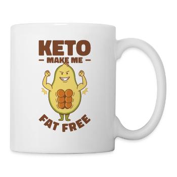 Keto Ernährungsberater Diät Ketogene Ernährung - Tasse - Weiß - Rechts