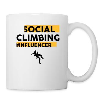 Social Media Influencer Social Climbing Meme - Mug - white - Right