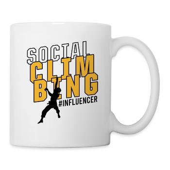 Social Media Influencer Social Climbing Meme - Mug - white - Right