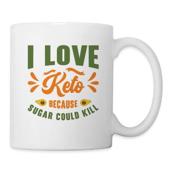 Keto Diet Ketogenic Food Nutritionist Dietitian - Mug - white - Right