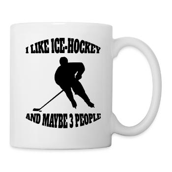 Eishockeyteam Wintersport Eishockey Geschenk - Tasse - Weiß - Rechts