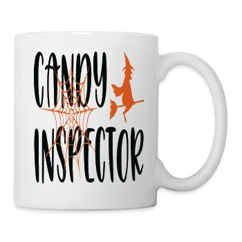 candy inspector - Mug - white - Right