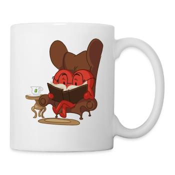 Book Love Heart design - Mug - white - Right