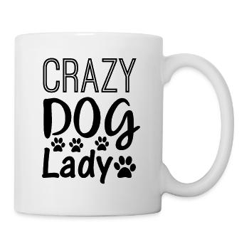 Chienne folle - Mug blanc - blanc - Droite