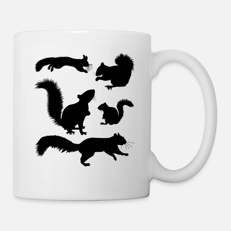 Eichhörnchen, niedlicher Eichhörnchen-Liebhaber, - Tasse - Weiß