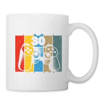Level 30 Erreicht Gamer - Tasse - Weiß - Rechts
