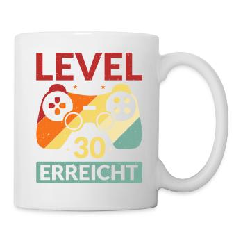 Level 30 Erreicht Gamer - Tasse - Weiß - Rechts