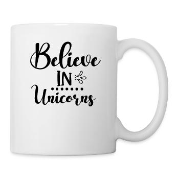 Croyance en la licorne Licorne - Mug blanc - blanc - Droite