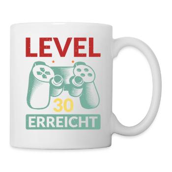 Level 30 Erreicht Gamer - Tasse - Weiß - Rechts