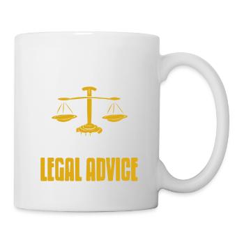 I Am Silently Judging Your Legal Advice Funny - Mug - white - Right