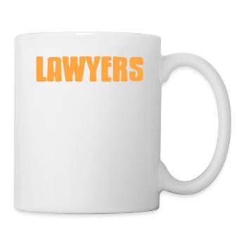 Funny Lawyers Ranking From Best To Worst Tee - Tasse - Weiß - Rechts