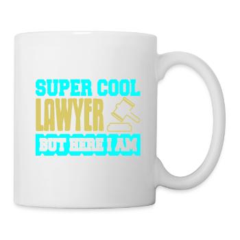 Awesome I'd Grow Up As A Super Cool Lawyer - Mug - white - Right