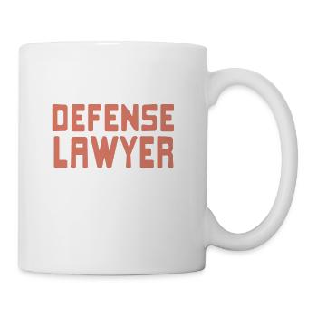 I'm A DEFENSE Lawyer Awesome Funny T-Shirt Present - Mug - white - Right