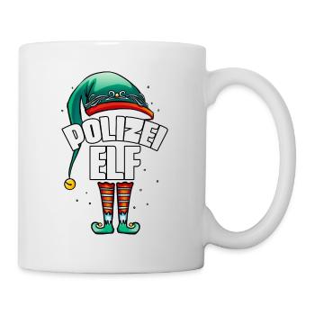 Polizist Polizei - Tasse - Weiß - Rechts