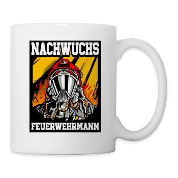 Nachwuchs Feuerwehr Feuerwehrmann - Tasse - Weiß - Rechts